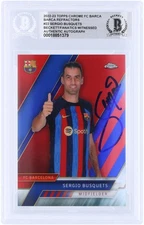 Autographed FC Barcelona Card Fanatics Authentic COA Item#14390263