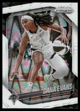 2025 Panini Prizm WNBA #33 Dana Evans White Seismic Prizms