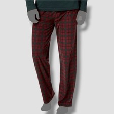  68 Club Room Men Red Pajama Plaid Pants PJ Lounge Classic Sleepwear Size XL