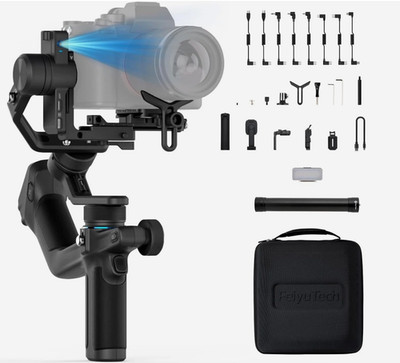 Feiyu SCORP Mini 2 Kit AI Track Gimbal Stabilisator für Kamera Gopro Smartphone