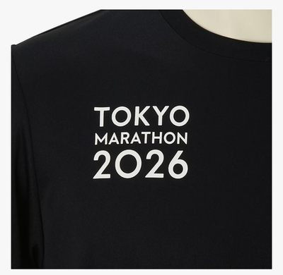 asics TOKYO MARATHON 2026 Tシャツ 海外M蛍光グリーン 2026 Official ASICS Tokyo Marathon 2026 Running Tee T-shirt