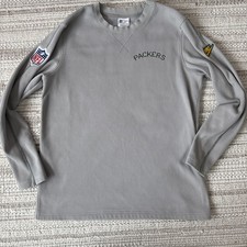 AUTHENTIC Nike Green Bay Packers NFL Sideline Throwback Logo Sweatshirt Men's L