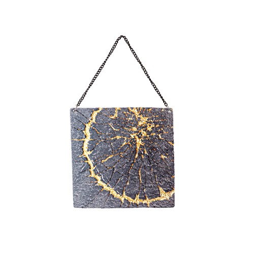6x6 Hanging Textured Metal Decor - Picture 4 of 5