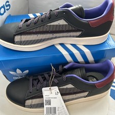 Adidas Originals STAN SMITH PATCHWORK taglia UK 10,5 nuove con scatola art HP5357
