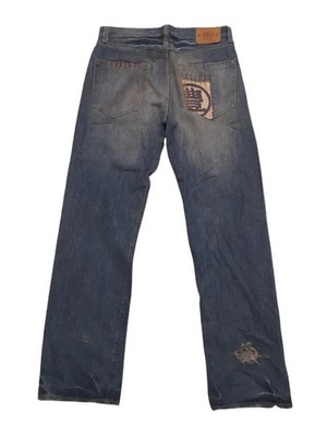 Buden Japan Art Shashiko Denim Distressed (D693) W34