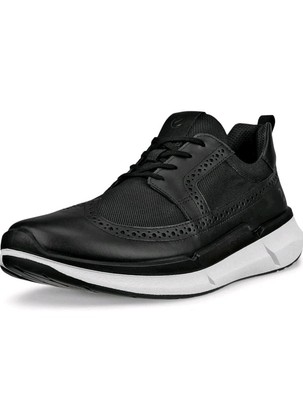 ECCO Men's Biom 2.2 Black Wingtip Brogue Sneaker 830834 EU 46 Size 12 - 12.5 US