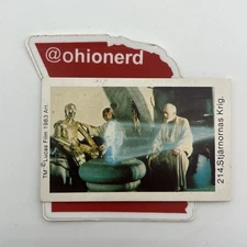 Swedish Stjärnornas Krig Star Wars Dina Idoler Card Luke Ben C-3PO Leia 214 83