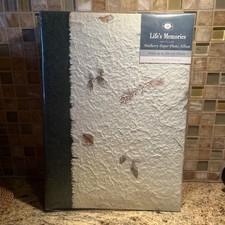 MULBERRY PAPER PHOTO ALBUM: Holds 300 4x6 Photos - Acid Free, Archival Safe NEW