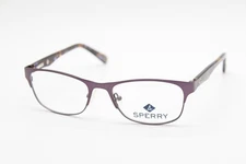 NEW SPERRY ISLA C03 MATTE EGGPLANT AUTHENTIC EYEGLASSES 51-17