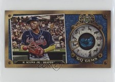 2022 Topps Gypsy Queen GQ Gems Minis Indigo /250 Ronald Acuna Jr #GGM-30 o7m