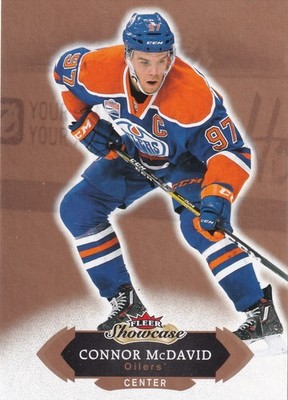 CONNOR McDAVID   16-17  FLEER SHOWCASE   BASE CARD   # 49