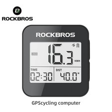 ROCKBROS GPS Bike Computer Waterproof Cycling Wireless Speedometer Professional