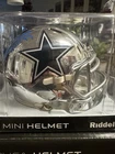Randy White Signed Dallas Cowboys Riddell Chrome Speed Mini Helmet JSA