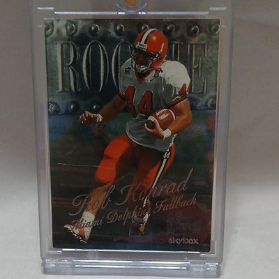 1999 Skybox Metal Universe Rob Konrad #231 Miami Dolphins Rookie Football Card