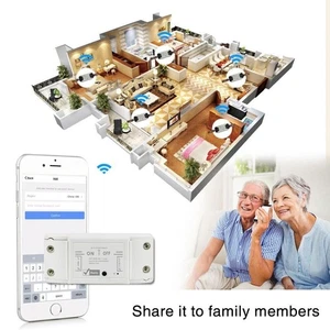 2026 Smart WiFi Light Switch Remote Alexa Google Voice Control Smart Life App