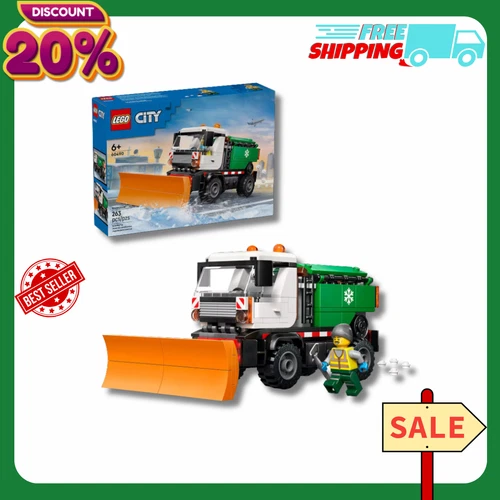 LEGO City Snowplow Truck 60490 Building Kit (263 Pieces)