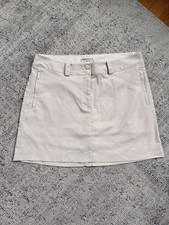 Nike Women's Golf Skort Skirt Dri-Fit, Tan/beige/khaki Size 14