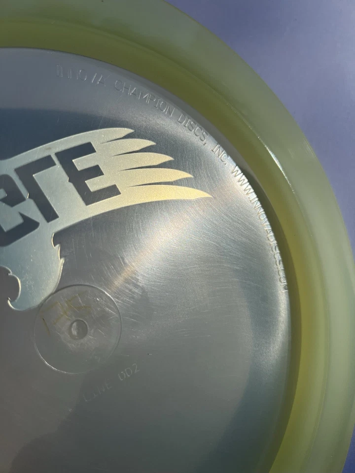 Innova Made Discmania C-Line DD2 175g Rare OOP Eagle Stamp Clear Disc Golf Disc - Image 4 of 4