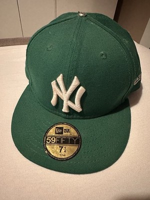 New Era MLB 59Fifty Baseball Cap, Größe 7 1/4, New York Yankees, Farbe Grün