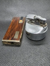 Two Vintage Lighters Colibri and Penguin. Made In Japan Working