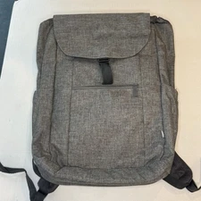 Backpack Gray Made by Design Multi Pocket Travel Bag Lightweight Adjustable
