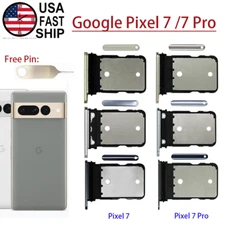 Original Single SIM Card Tray Holder Slot Free Pin For Google Pixel 7 / 7 Pro 5G