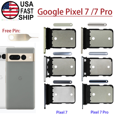 Original Single SIM Card Tray Holder Slot Free Pin For Google