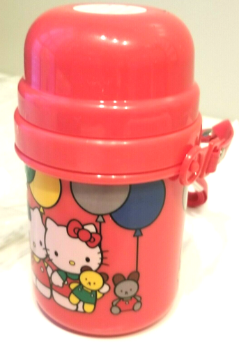 Vintage 1991 Retired New Sanrio Hello Kitty Small Plastic Travel Cup With Straw - Picture 3 of 10