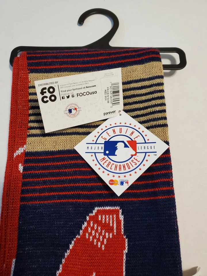 BUFANDA BOSTON RED SOX FOREVER COLECCIONABLES 100% ACRÍLICO NUEVA CON ETIQUETAS Foto 2 de 4