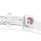 925 Sterling Silver Baby  Little princess christening Bracelet Pink CZ