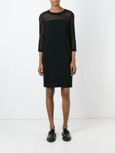 sheer shift dress