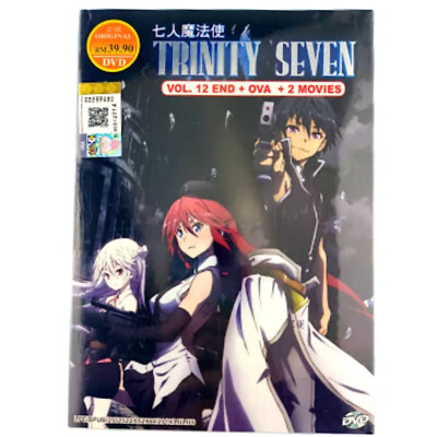 DVD Anime TRINITY SEVEN TV Series(1-12) + OVA + 2 Movies English Sub All Region