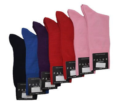 Falke B Ware 7 Paar Airport Socken Größe 39- 40 Herren Strümpfe Socke farbig K39