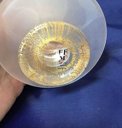 Effe Due Vetri D’Arte Murano matt weiß Karaffe rosa Glas gold Aventurin - Bild 10 von 13