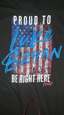 Luke Bryan Proud To Be Right Here Tour 2022 T-Shirt XL