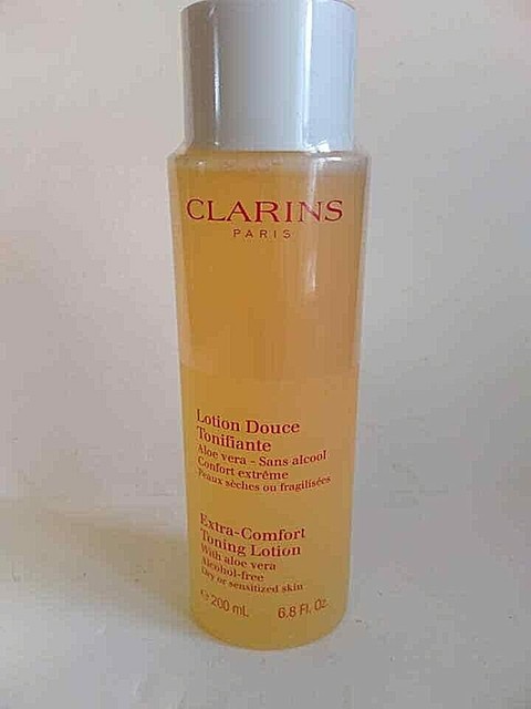 clarins orange toner