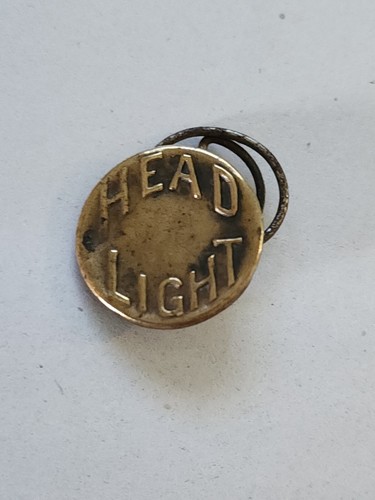 Vintage Head Light Work Clothes Overalls Button HTF Rare Wobbleshank A72i