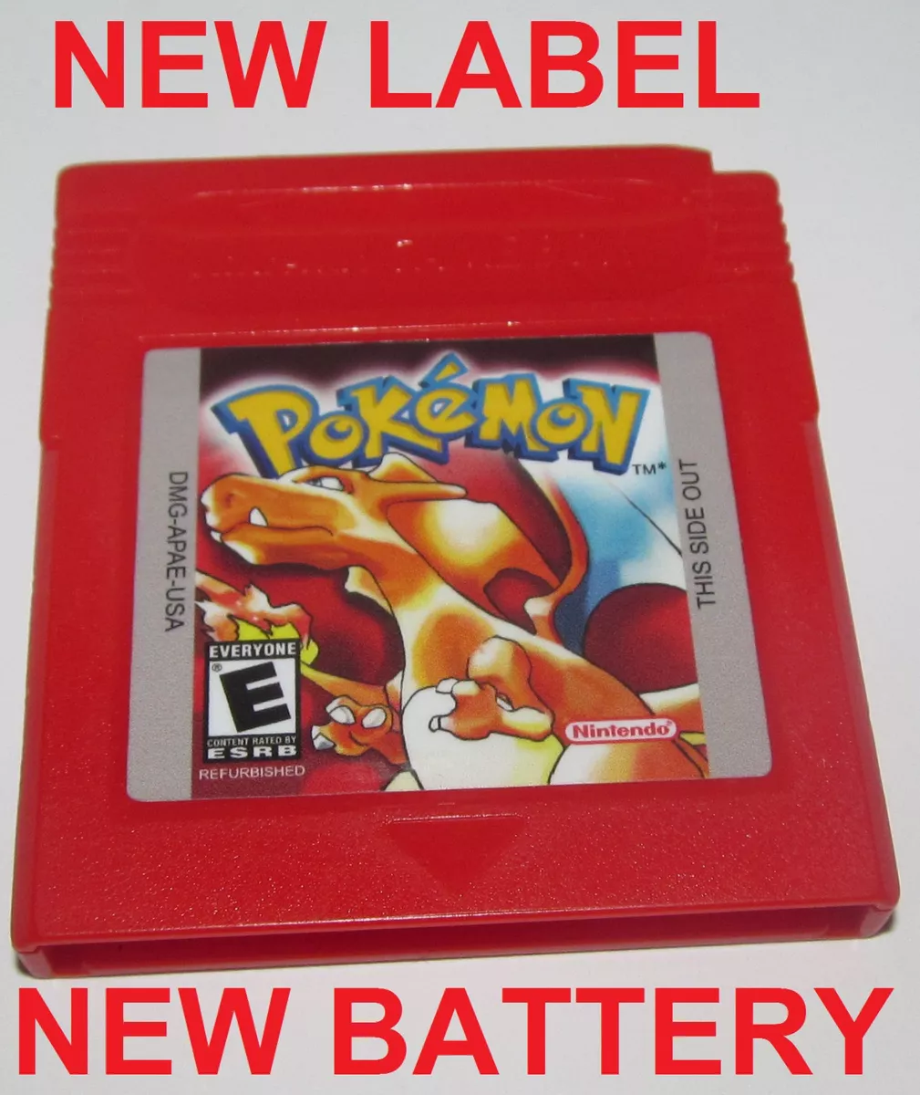 Pokemon Red Version Nintendo GameBoy Game Authentic