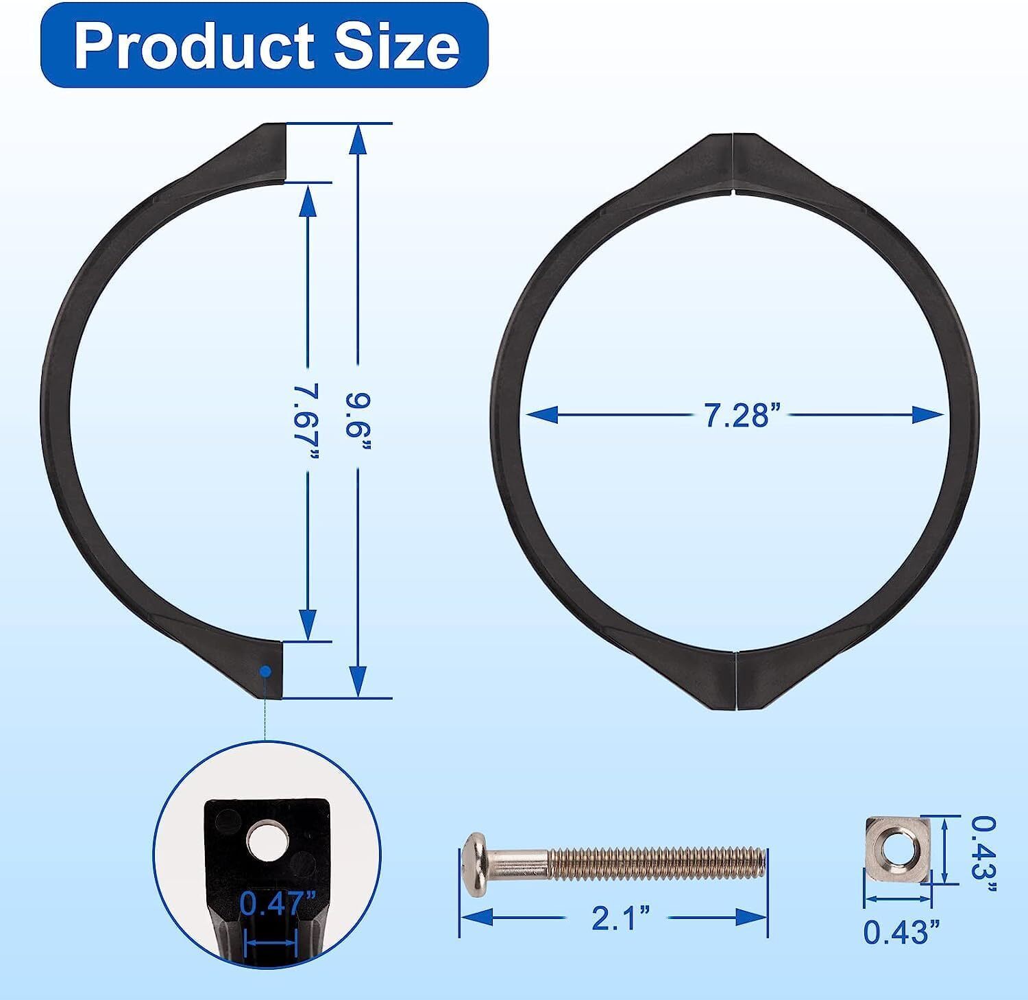 Flange Valve Clamp Hayward Pro Series Pool Sand Filters Easy Connection