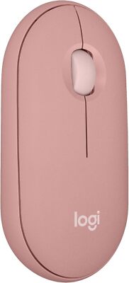 Logitech Pebble Mouse 2 M350s Slim Bluetooth Kabellose Maus - Rose