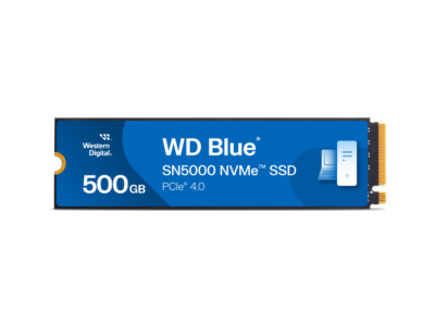Western Digital 500GB WD Blue SN5000 NVMe SSD, PCIe Gen 4.0, up to 5,000 MB/s Re