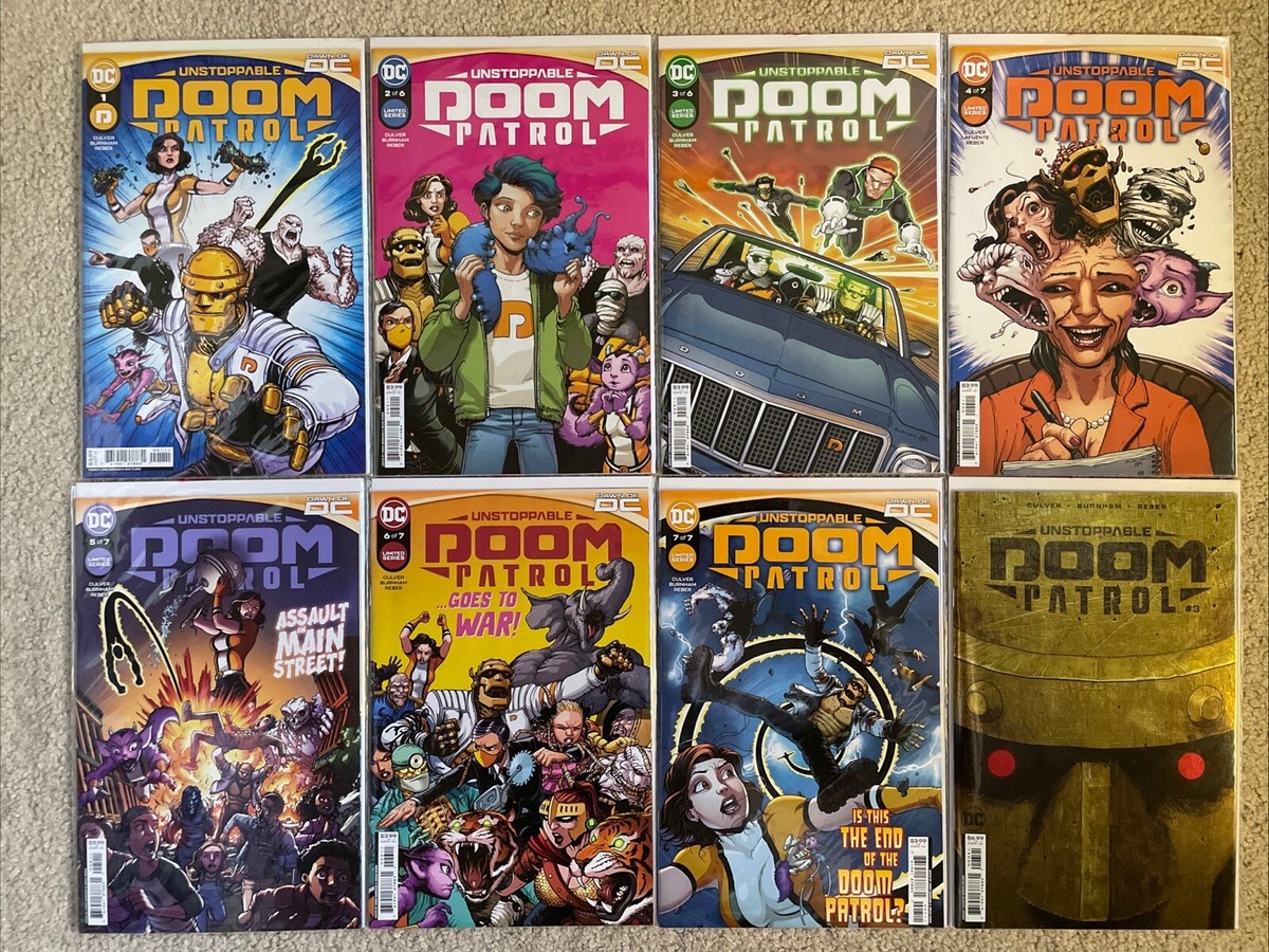 Unstoppable Doom Patrol #1-7 + #3 Variant Complete Series