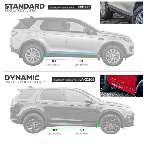 Moldura inferior puerta delantera derecha para Land Rover Discovery Sport 2015-19 Dynamic - Imagen 7 de 7