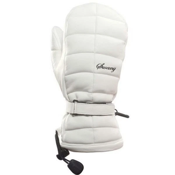 NEW! Swany LaCozy LF-40L Ski Snowboard Women's Mitt Gloves Color White Medium