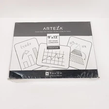 Arteza Dry Erase Lapboards 9" x 12" - Pack of 16 Double Sided Office Supplies