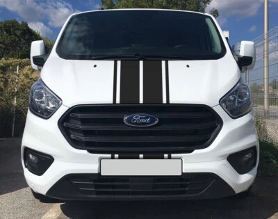 Double Bandes Filet Racing Stripes Vinyle pour FORD Transit Custom BD802-3