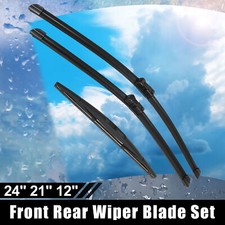 3Pcs 24" 21" 12" Windshield Wiper Blade Set for Buick Enclave 08- 11 w/ Top-Lock