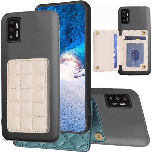 ZTE ZMAX 5G Z7540 Wallet Kickstand Case Protective Shockproof Credit Card Slot - Picture 38 of 52