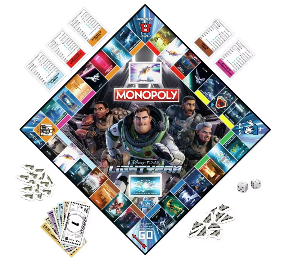 Monopoly: Disney and Pixar's Lightyear by Hasbro Gaming - (8yrs+) ~ NEW & SEALED - Image 4 of 4