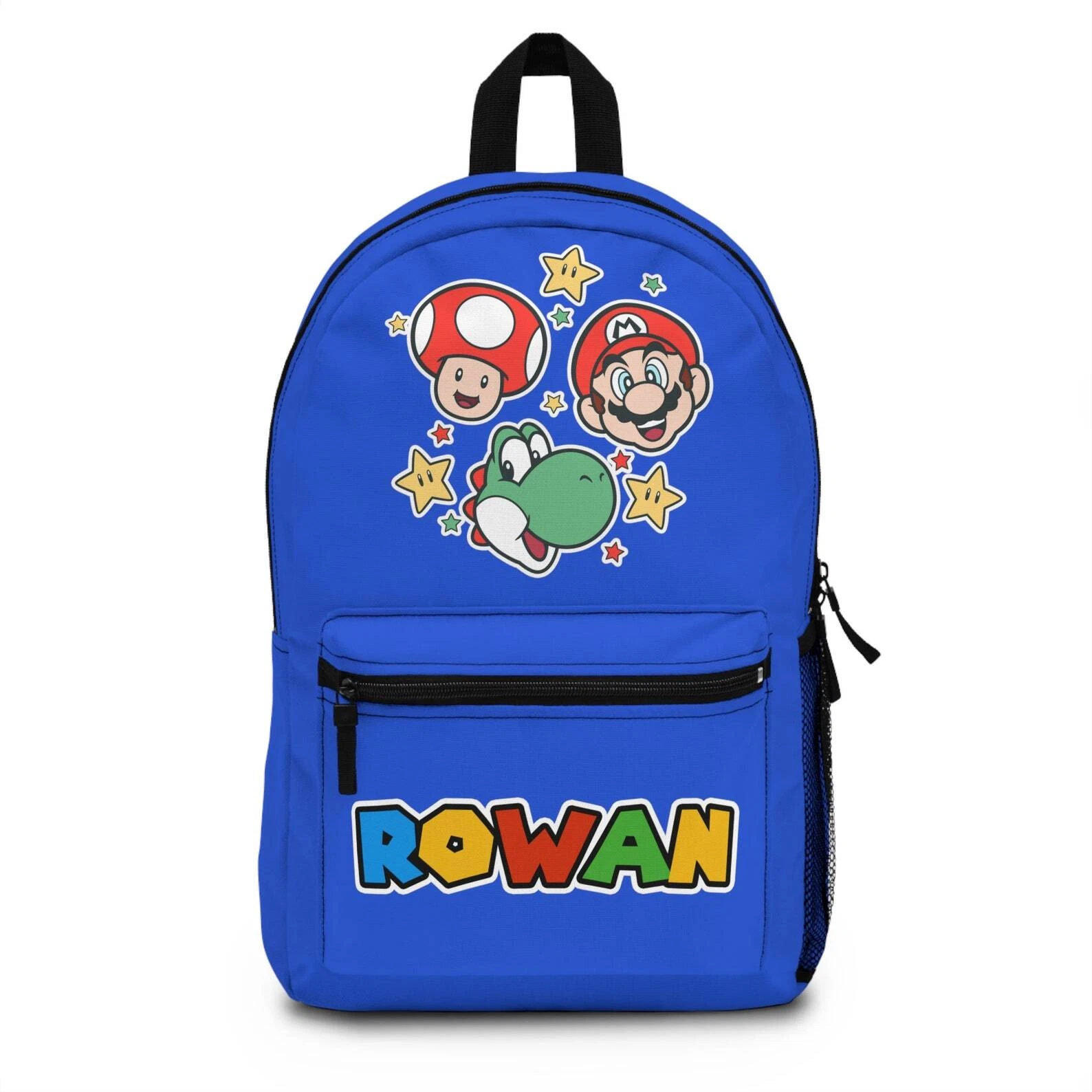 Custom Mario Backpack Personalized School Bag Super Mario Boy School bag